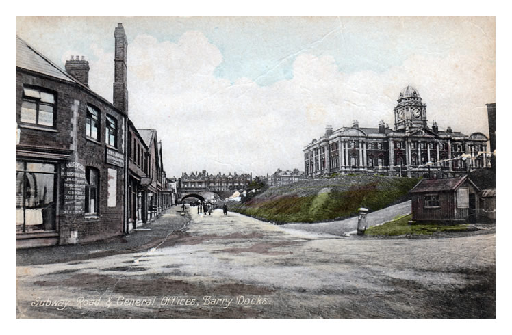 Subway Road & General Offices, Barry Dock - 1930