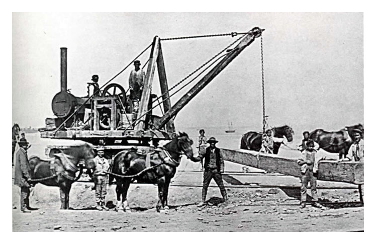 1862 - Building Penath Dock