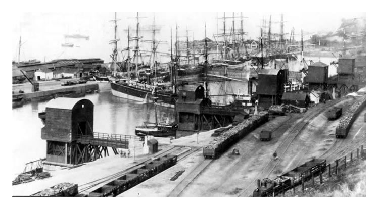 Penarth Dock - 1883