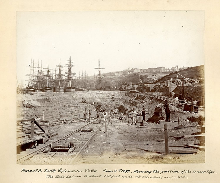 1883 - Penarth Dock Extension Works
