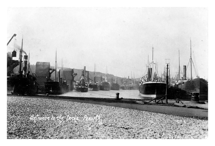 'Entrance to the Docks, Penarth'
