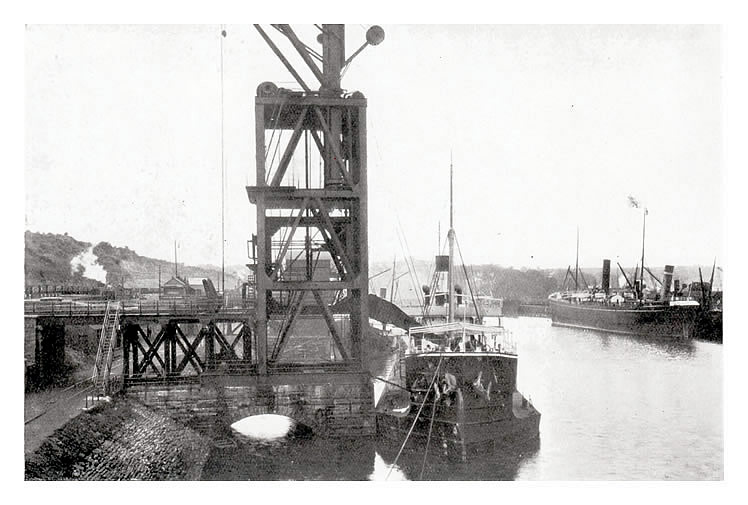 Loading coal at Penarth Dock