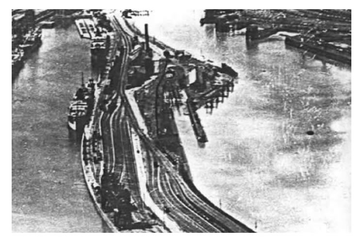 View of Penarth Dock, Slipway and Gridiron 