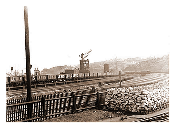 The sidings at Penarth Dock 
