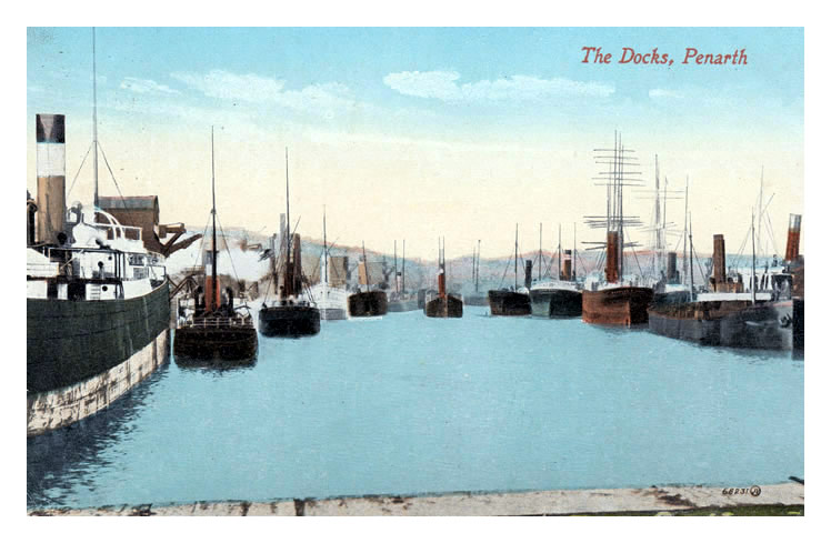 The Docks Penarth c.1904