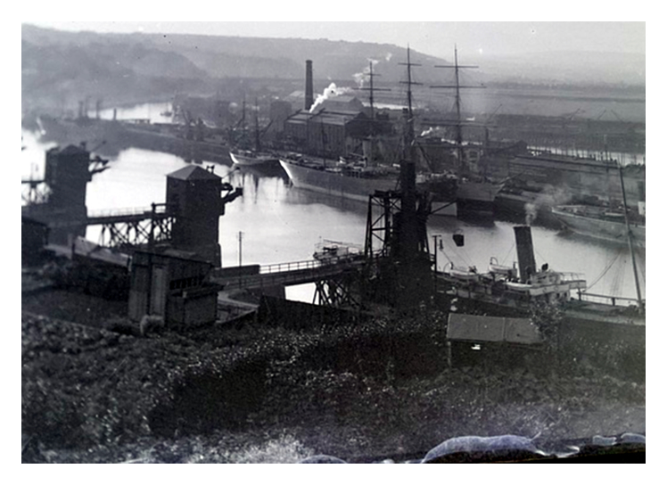 c.1900 - Penarth Dock from the Allotments.