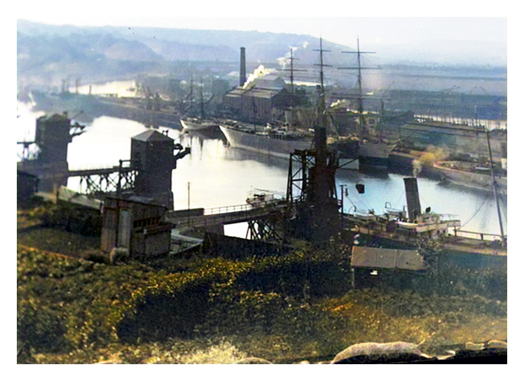 c.1900 - Penarth Dock from the Allotments.