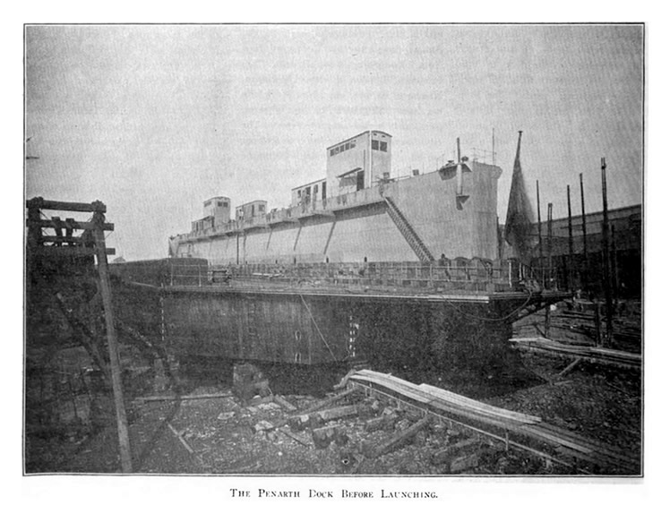 The Penarth Dock Before Launching