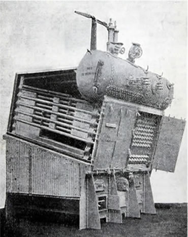 water tube boiler package from Babcock and Wilcox