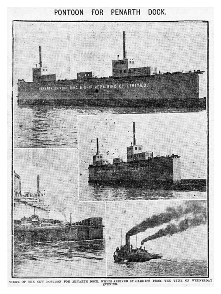 per article delivery of Penarth Pontoon