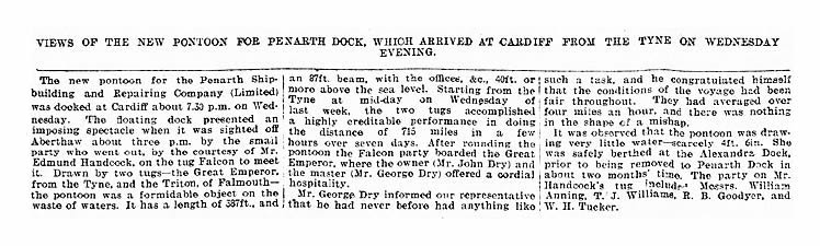 The journey from the Tyne to a warm welcome on the South Wales coast after over 700 nautical miles.