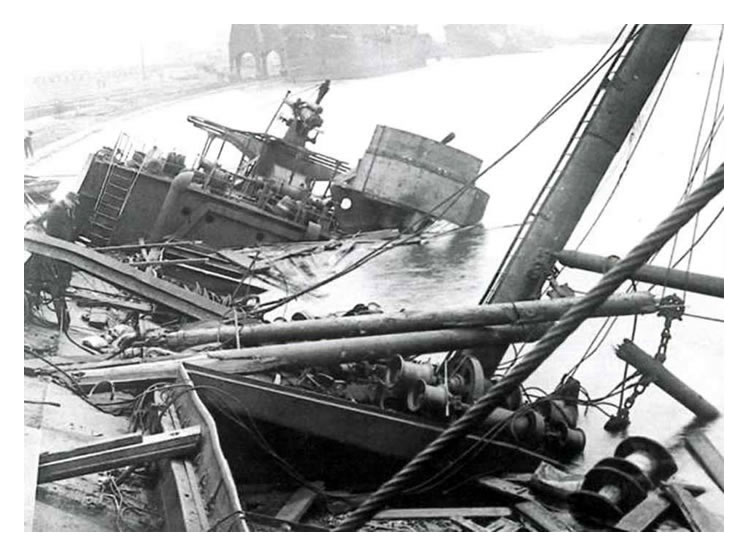 &ldquo;San Felippe&rdquo; was sunk during and six killed a raid on Cardiff Docks on 9th July 1940.