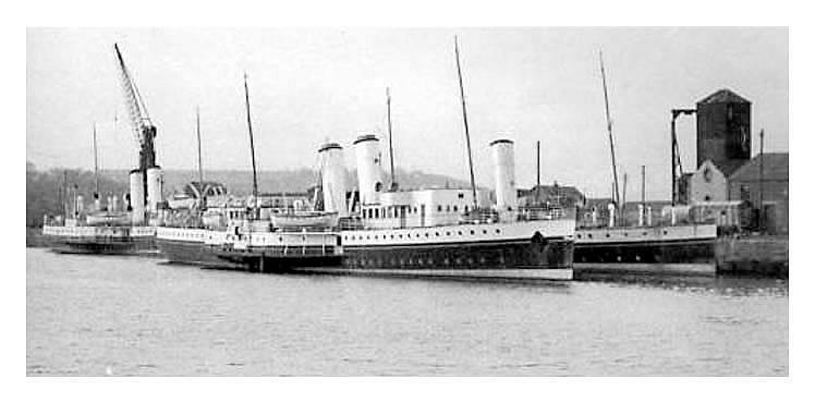 The Queens and Glen Usk in Penarth Dock