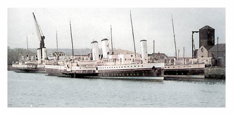 The Queens and Glen Usk in Penarth Dock