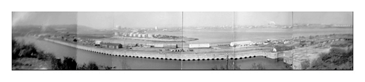 Penarth Dock panoramic view 1960's