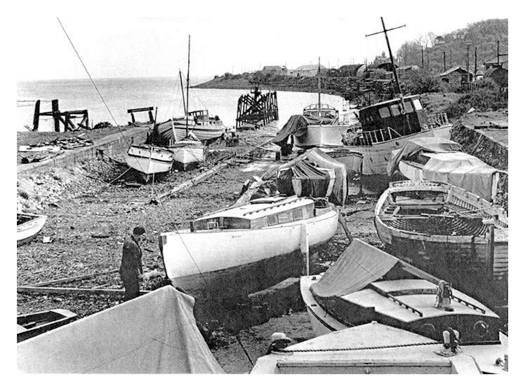 Penarth Dock panoramic view 1960's