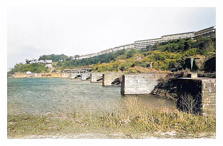Penarth Dock - Looking eastward from the dam toward Penarth Head.