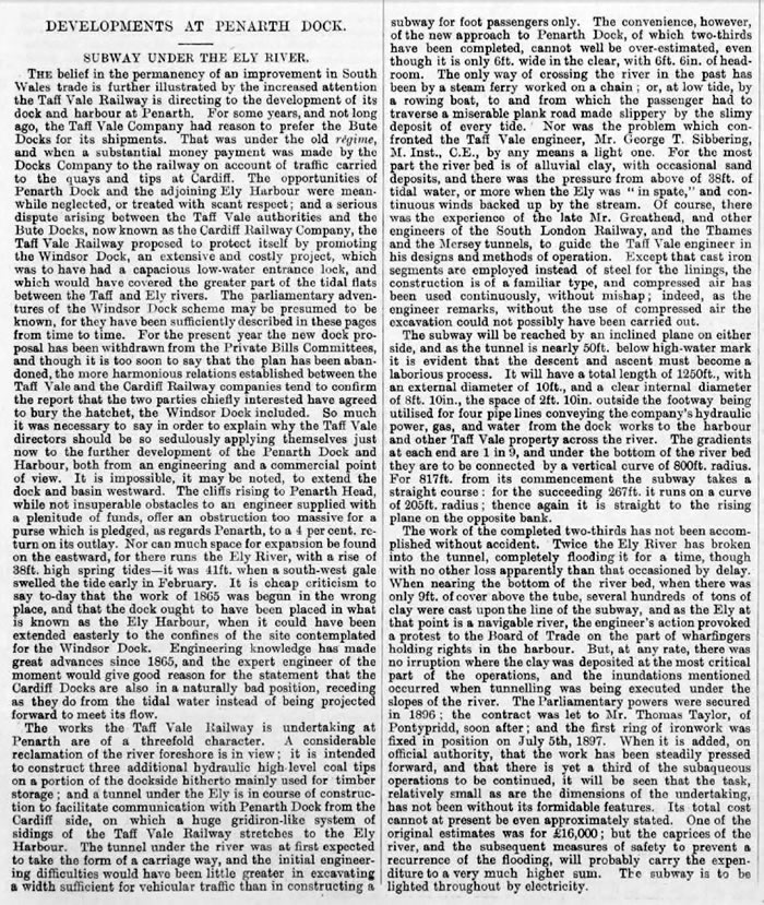 Developments at Penarth Dock