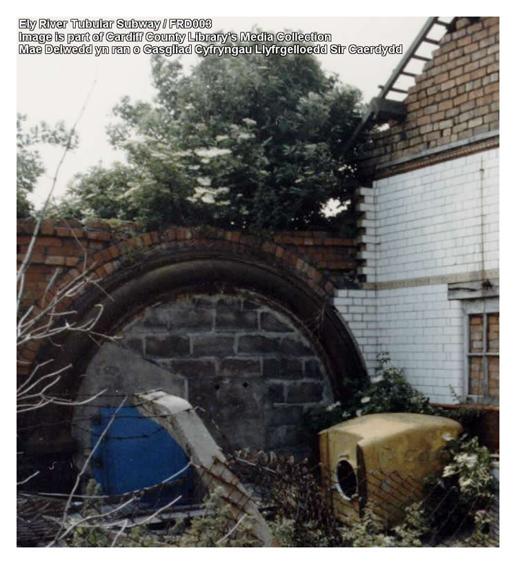 1986 - Ely River Tubular Subway taken by Cardiff County Council. 