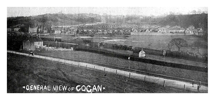 General View of Cogan - c.1900.