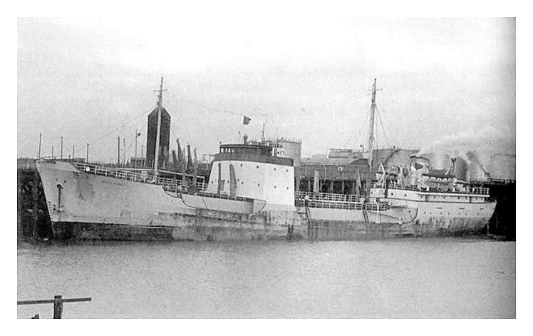 F. T. Everard & Sons Limited tanker 'Anteriority' at Esso terminal Ely Tidal Harbour, Penarth Dock