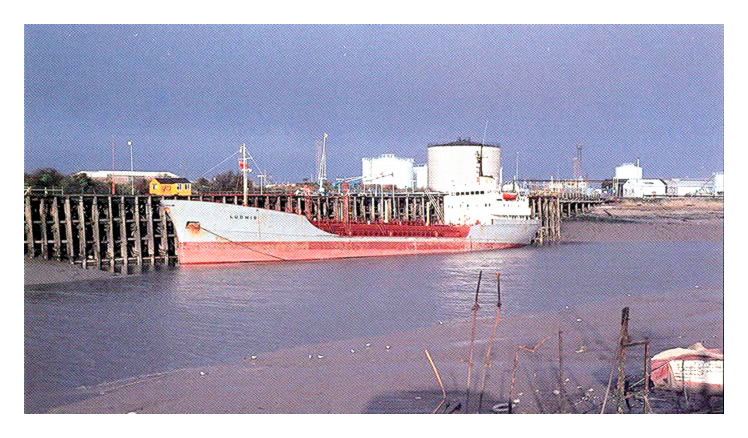 'Ludwig' at the Ely Tidal ?Harbour - Penarth Dock