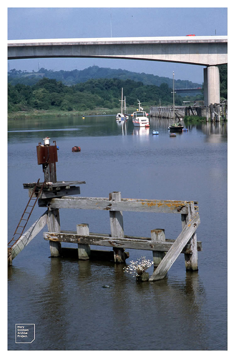 Victoria Wharf remains in 2001.