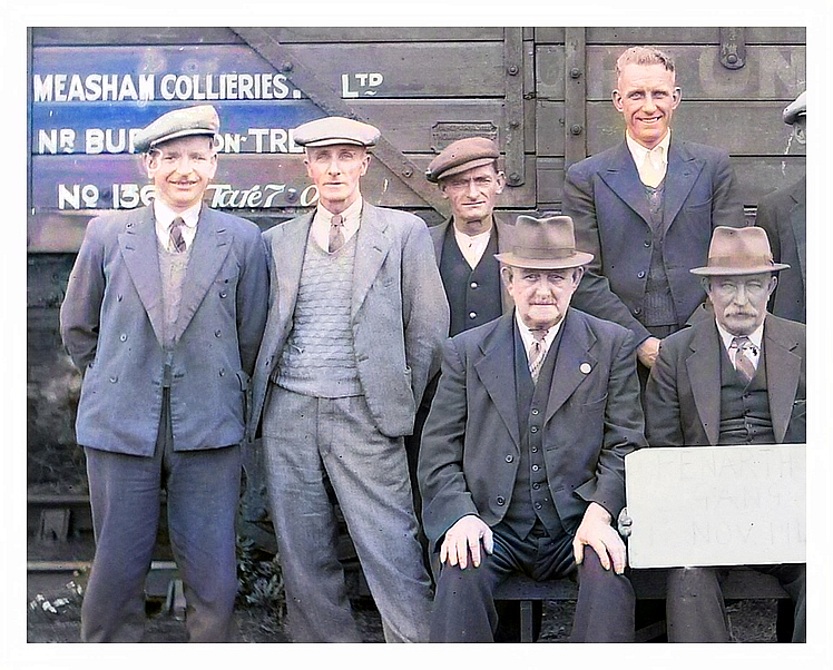 Group shot of the "Penarth Harbour Gang, November 1947".