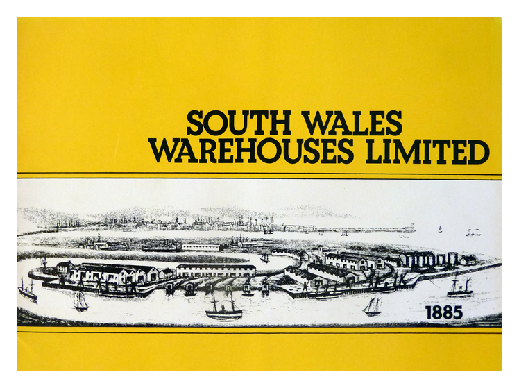 c.1970's - some pages from an 8 page brochure - South Wales Warehouses Limited - 1885. 