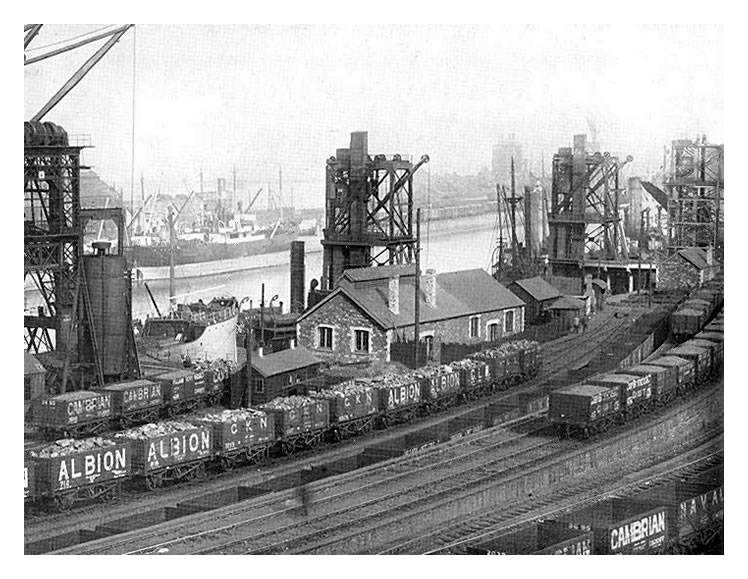 Penarth Dock Hydraulic Coal Tips