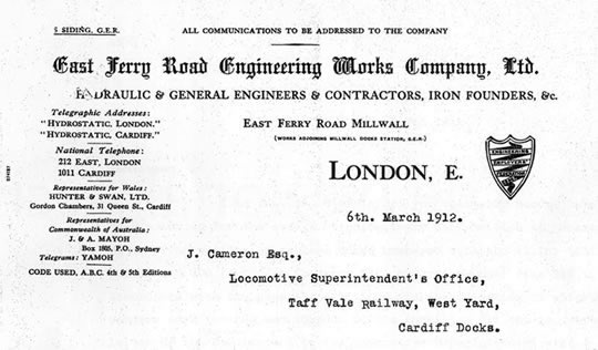 East Ferry Road Engineering company Limited