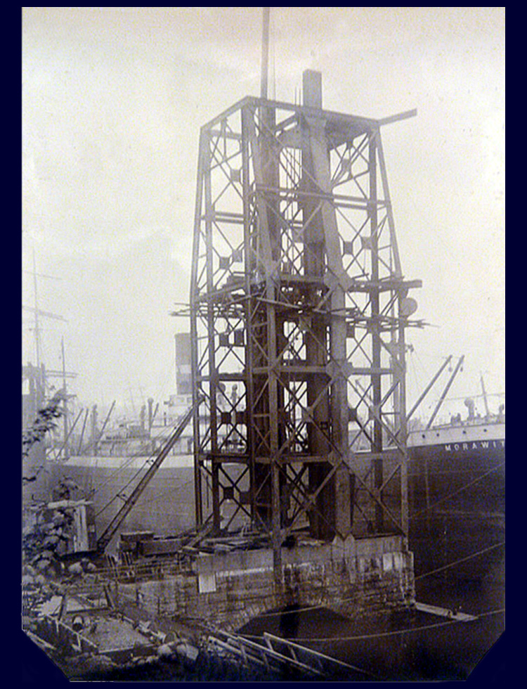 5th May 1912 - No. 5 hydraulic coal hoist under construction at Penarth Dock the work of Tannett Walker Limited. 