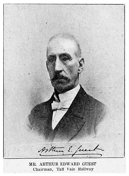 Mr. Arthur Edward Guest, Chairman, Taff Vale Railway. 