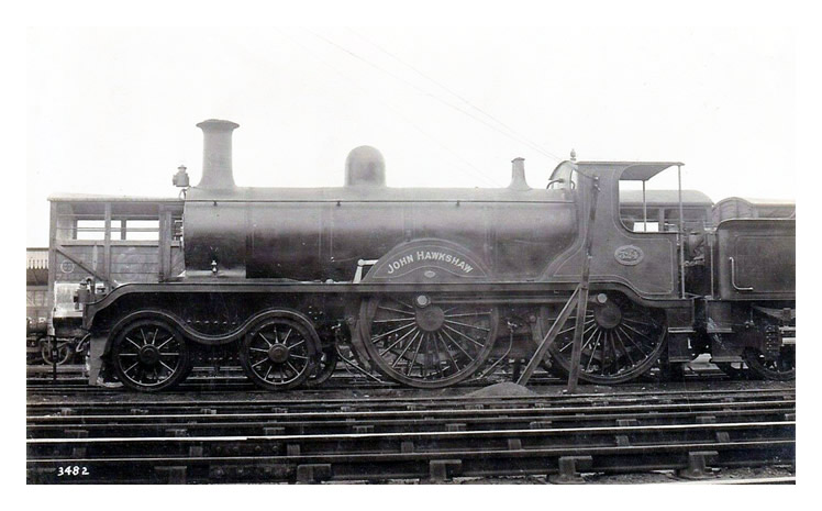 4-4-0 'John Hawkshaw' No. 324 a class B3 steam engine.