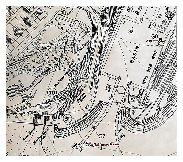 GWR tenacy map Penarth Dock