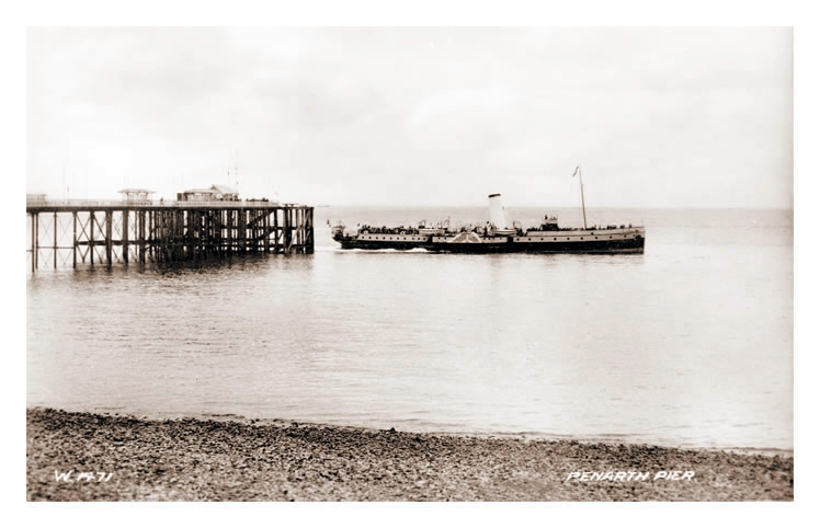 Brighton Belle leaving Penarth Pier
