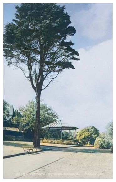 Penarth - Windsor Gardens - A Judges' Limited, Hastings, England. postcard.