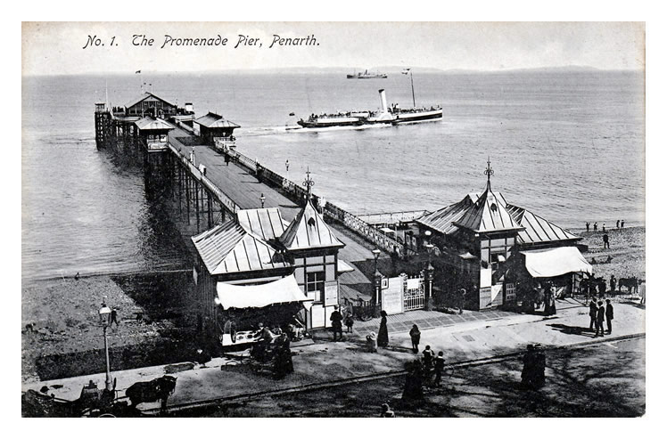 'No.1. The Promenade Pier, Penarth.'