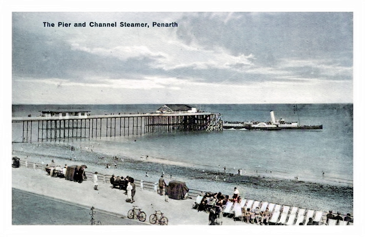 The Pier and Channel Steamer, Penarth 