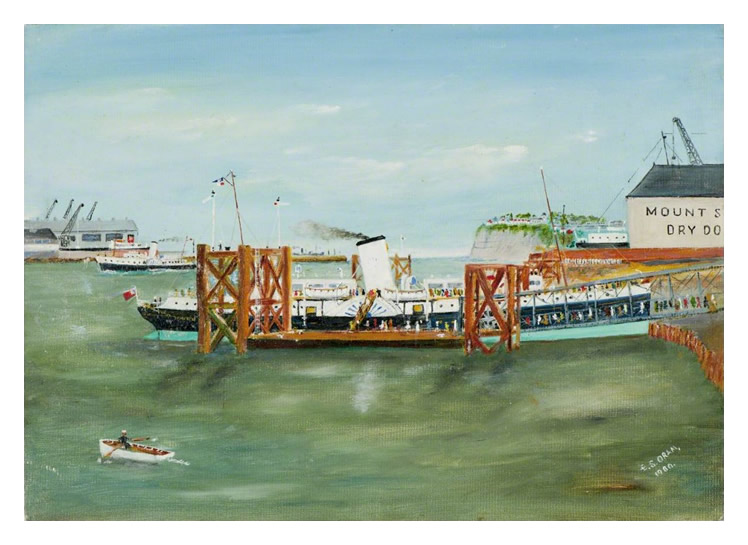 E. S. Osram - 'Pierhead, Cardiff' - 1980 