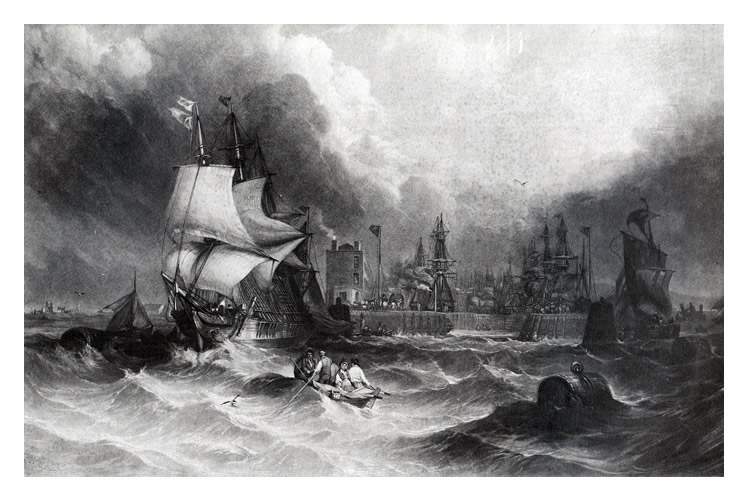 William Barnard - Bute Dock, Cardiff - 1844 