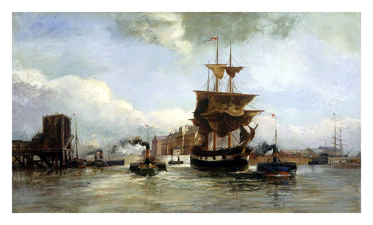 Richard Short - 'Leaving West Bute Dock, Cardiff' 