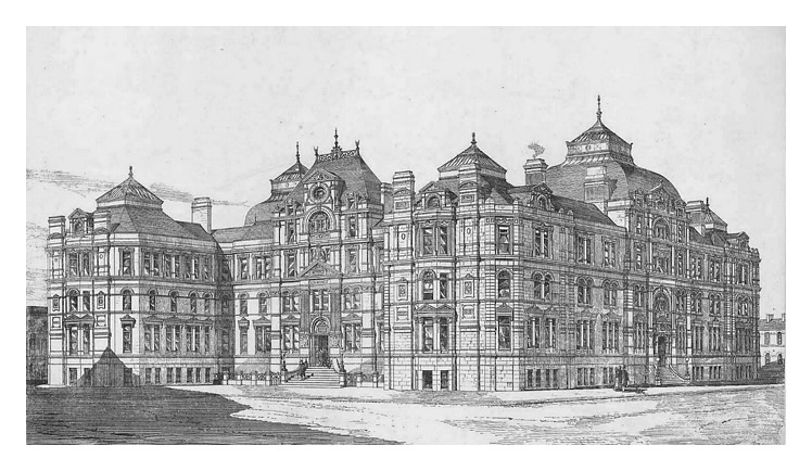 Edwin Seward - 'The New Exchange Buildings, Cardiff'