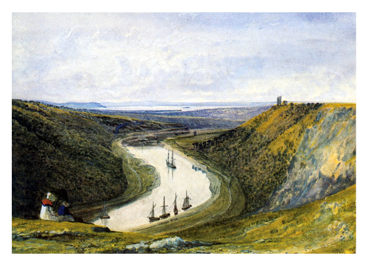 Francis Danby - The Avon and Bristol Channel from Durdham Down c.1822.