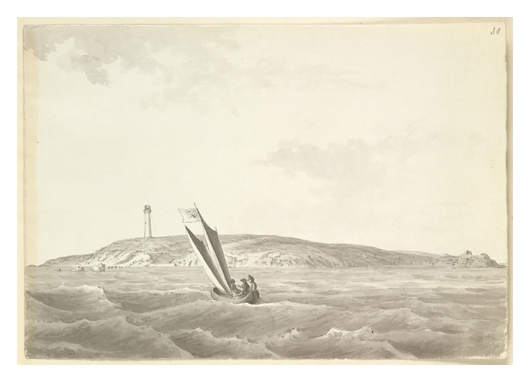 Samuel Hieronymus Grimm [1773-1794] - Flat Holm.