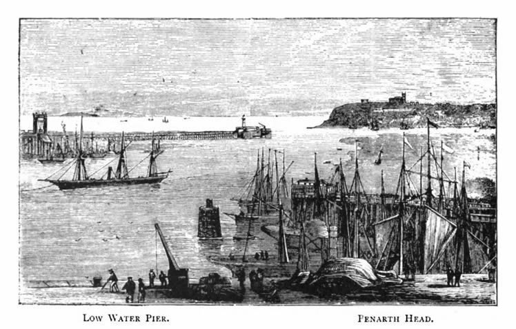 The Low Water Pier and Penarth Head.