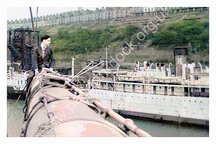 'Pamir' sitting on the fore-yard