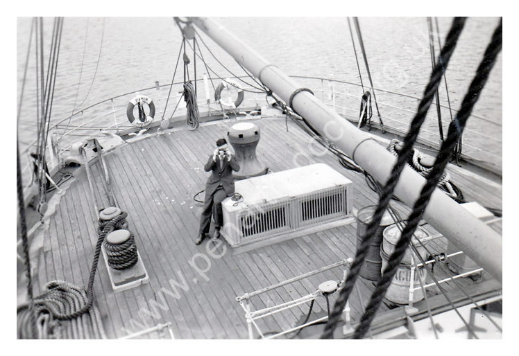 'Pamir' - 'The Poop from the Starboard Jigger Shrouds' 