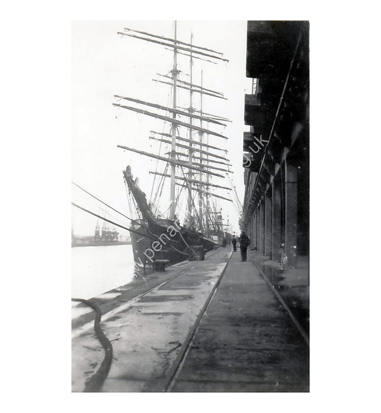 'Passat' at Avonmouth Docks during October 1948