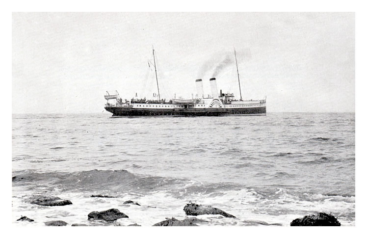 'Britannia' off Lundy Island